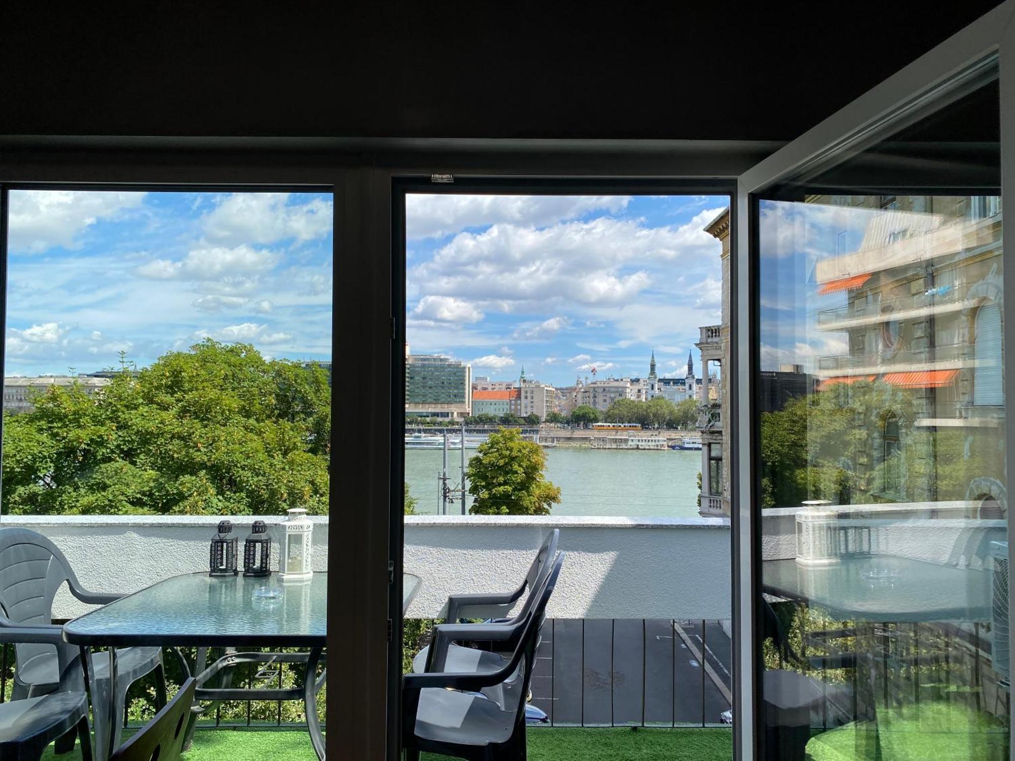 Danube View Artapartment With Balcony Budapeszt Zewnętrze zdjęcie